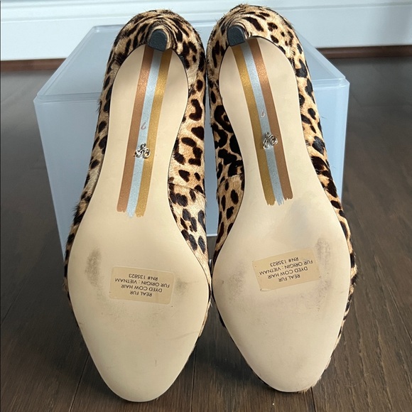 Sam Edelman Elise Jaguar-Print Calf Hair Pumps - Picture 11 of 12